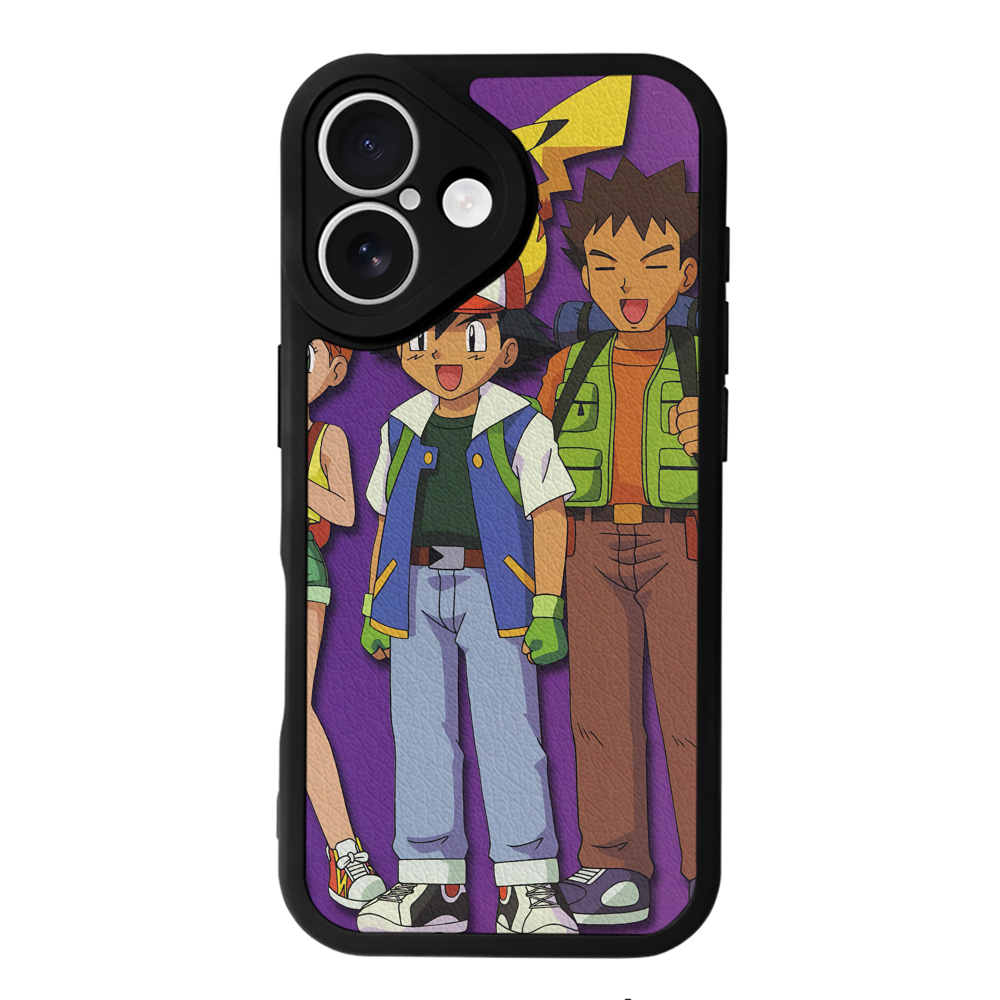 （画像用） ポケットモンスター Pokémon 【iPhone 16シリーズ対応】シリコンスマホケース（レザー調） 材質：シリコン